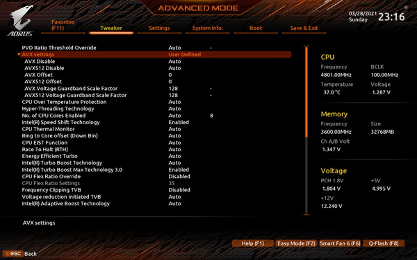 GIGABYTE Z590 AORUS ULTRA_BIOS_OC-Test (3)