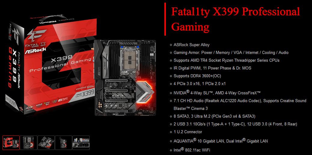 Fatal1ty X299 Professional Gaming i9