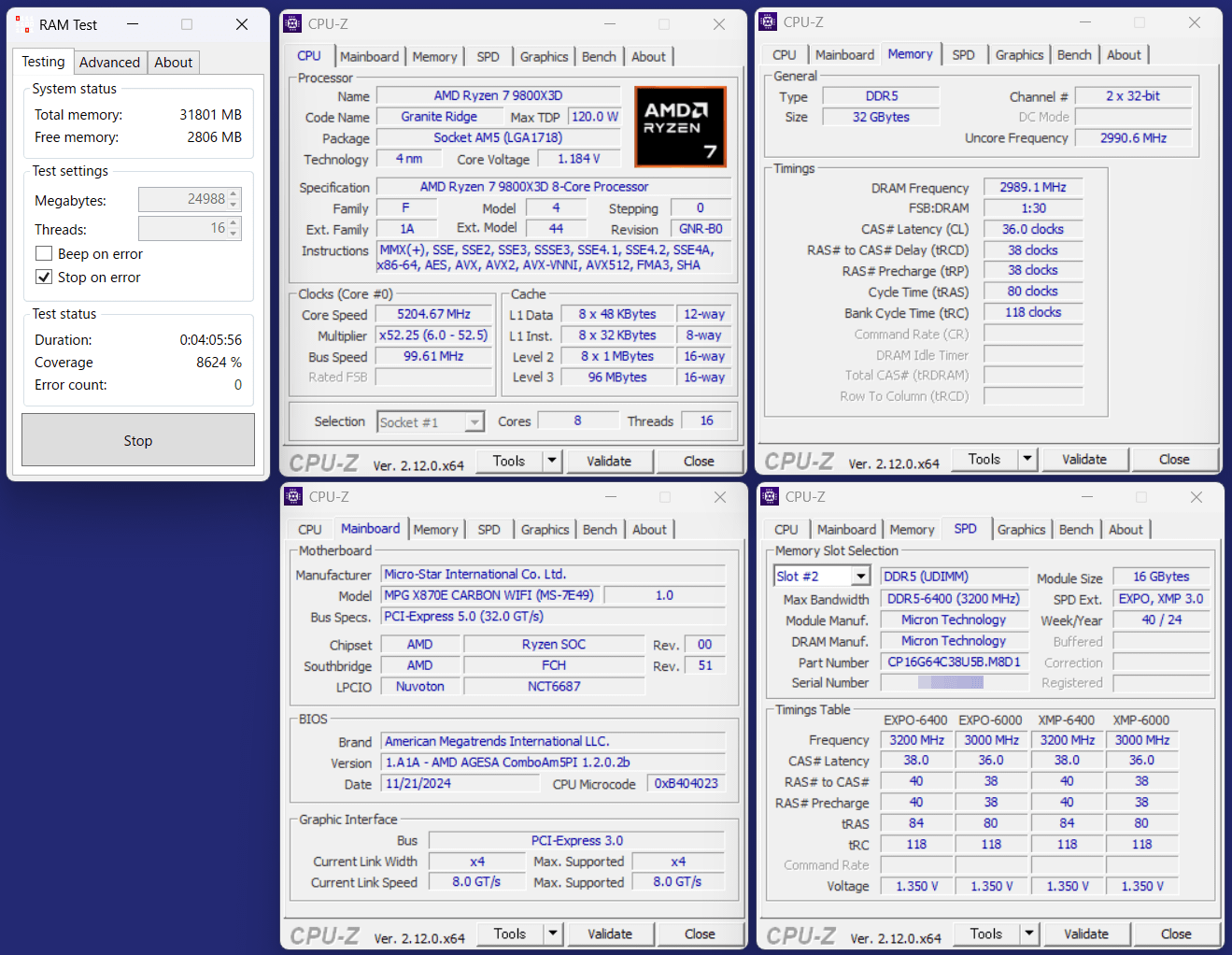 MSI MPG X870E CARBON WIFI_CPO_16GBx2_6000-C36_RT (1)