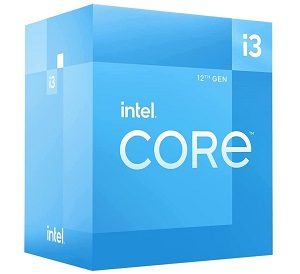 Intel Core i3 12100F 4コア8スレッド