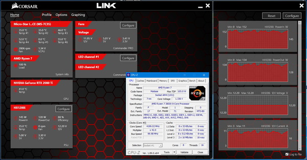 AMD Ryzen 7 3800X_power_cl