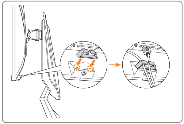 AORUS AD27QD_Cable Clip