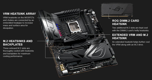 ASUS ROG MAXIMUS Z790 APEX ENCORE_Cooler