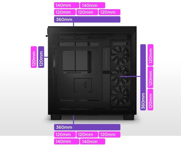 NZXT H9_Fan-and-Rad