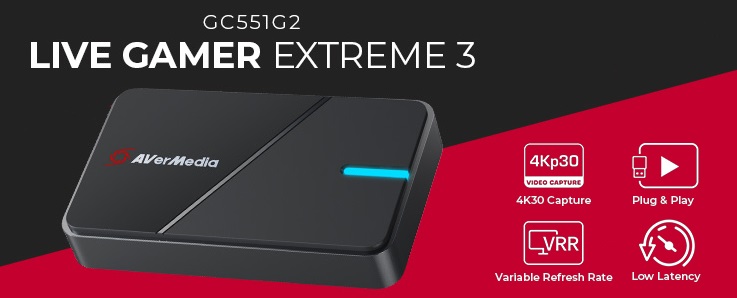 「Avermedia Live Gamer Extreme 3」が発売。VRRにも対応 : 自作とゲームと趣味の日々