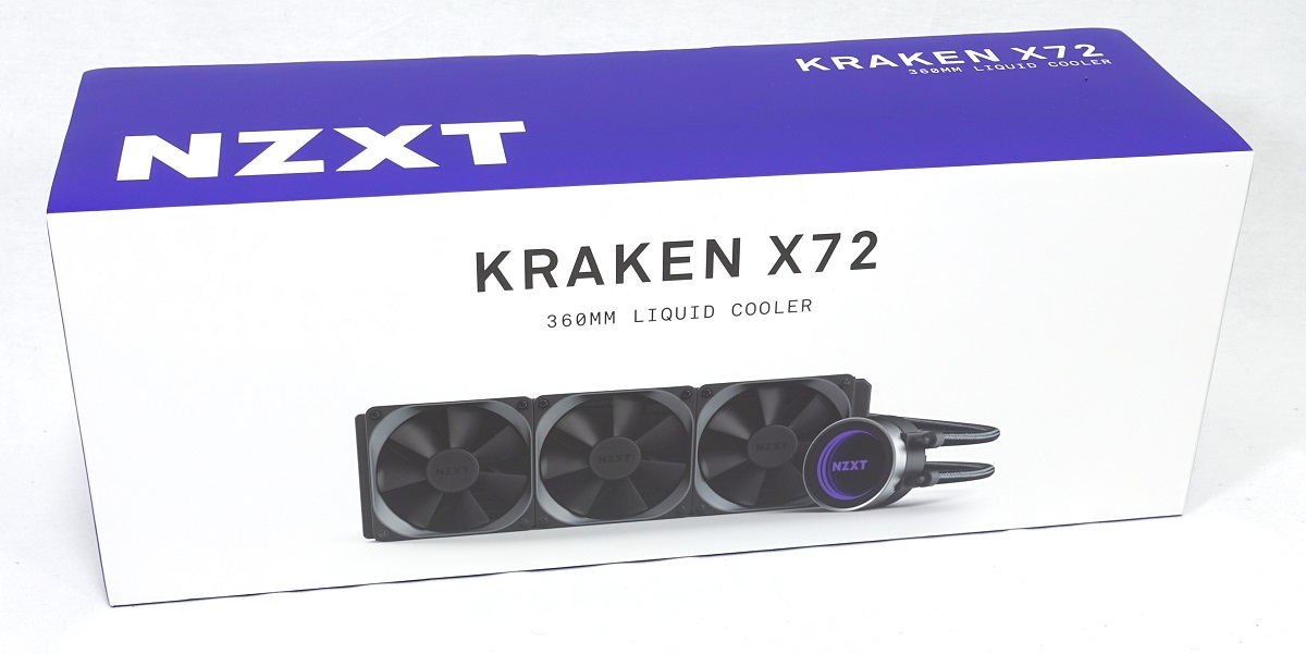 最も美しい簡易水冷CPUクーラー「NZXT KRAKEN X72」をレビュー。待望の360サイズラジエーター搭載でCore i9上位モデルにも