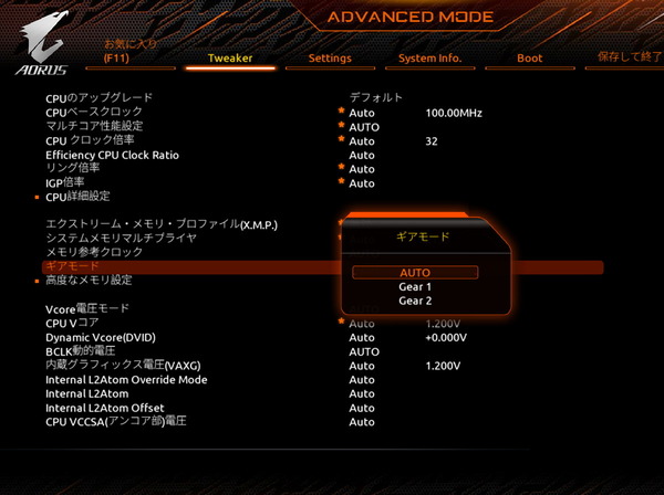 GIGABYTE Z690M AORUS ELITE DDR4_BIOS_OC_20