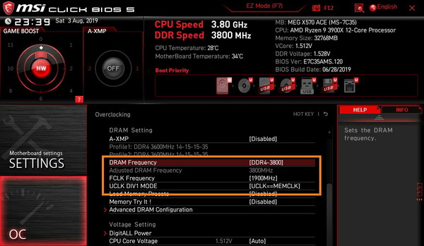 MSI MEG X570 ACE_BIOS_OC_18