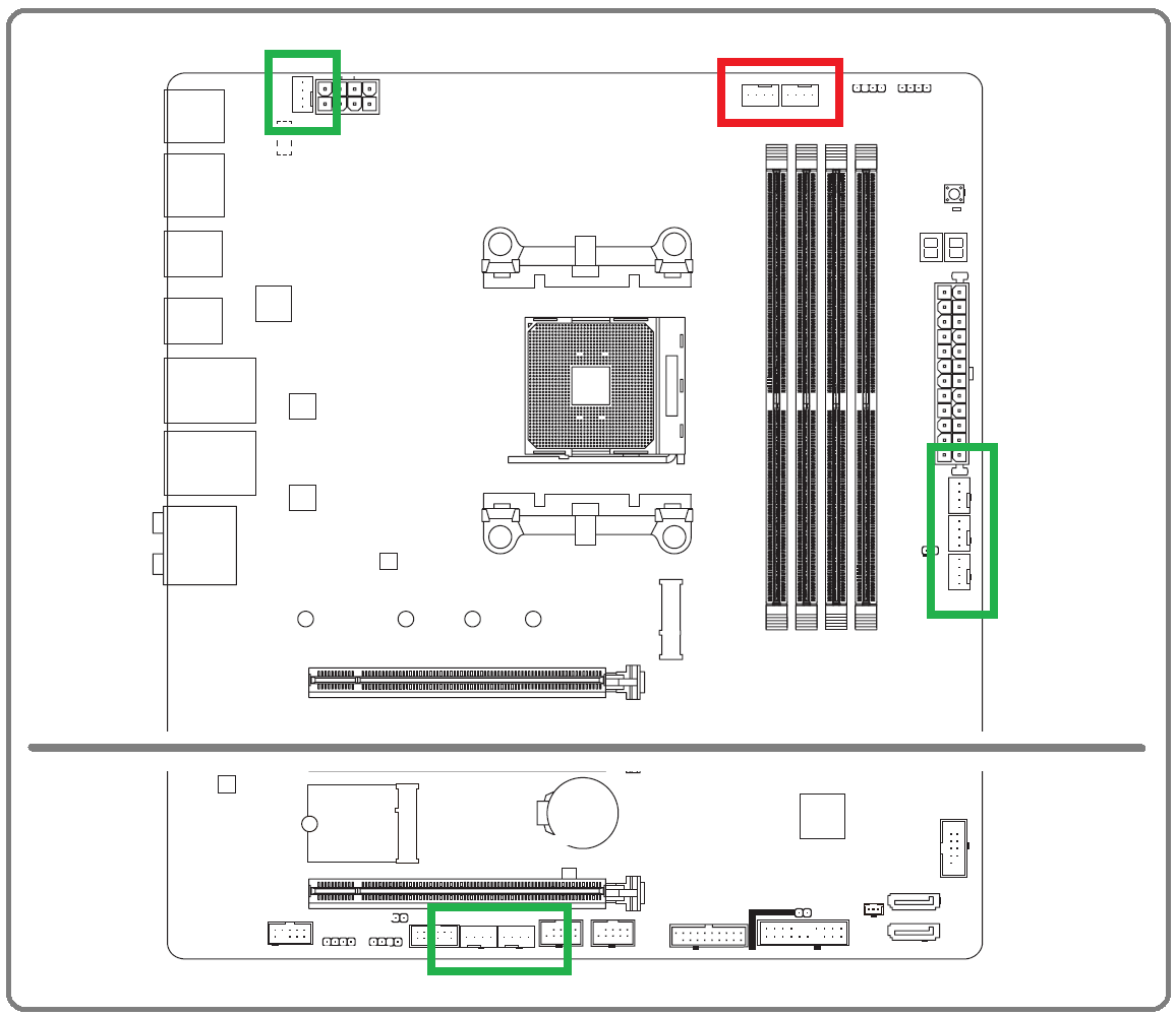 GIGABYTE B550 VISION D_Fan