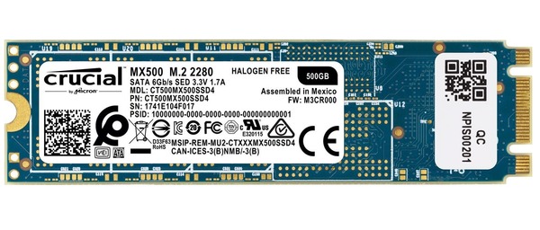 Crucial MX500 M.2 SSD 500GB