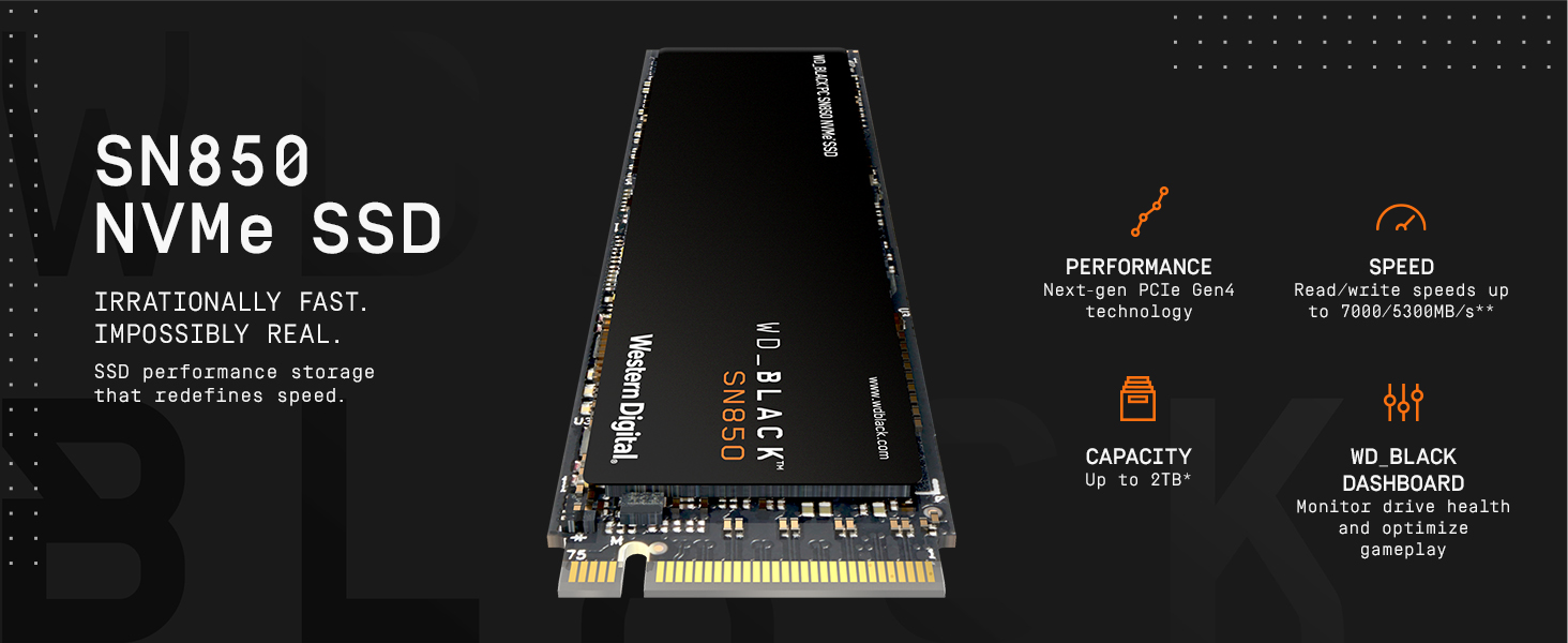 PCIE4.0対応「WD_BLACK SN850 NVMe SSD」が発売 : 自作とゲームと趣味の日々
