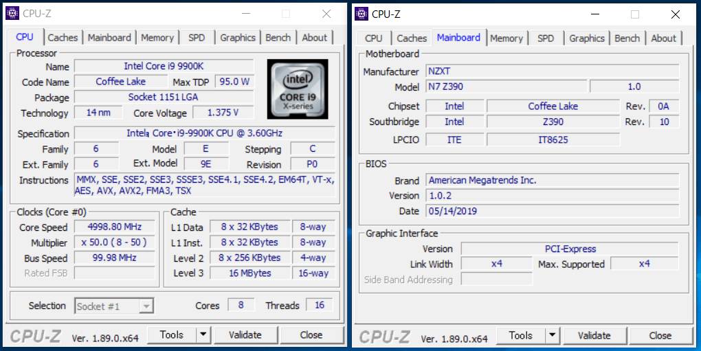 NZXT N7 Z390_OC Test_1