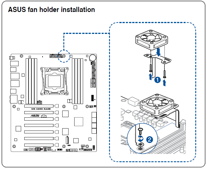 MOS fan bracket kit