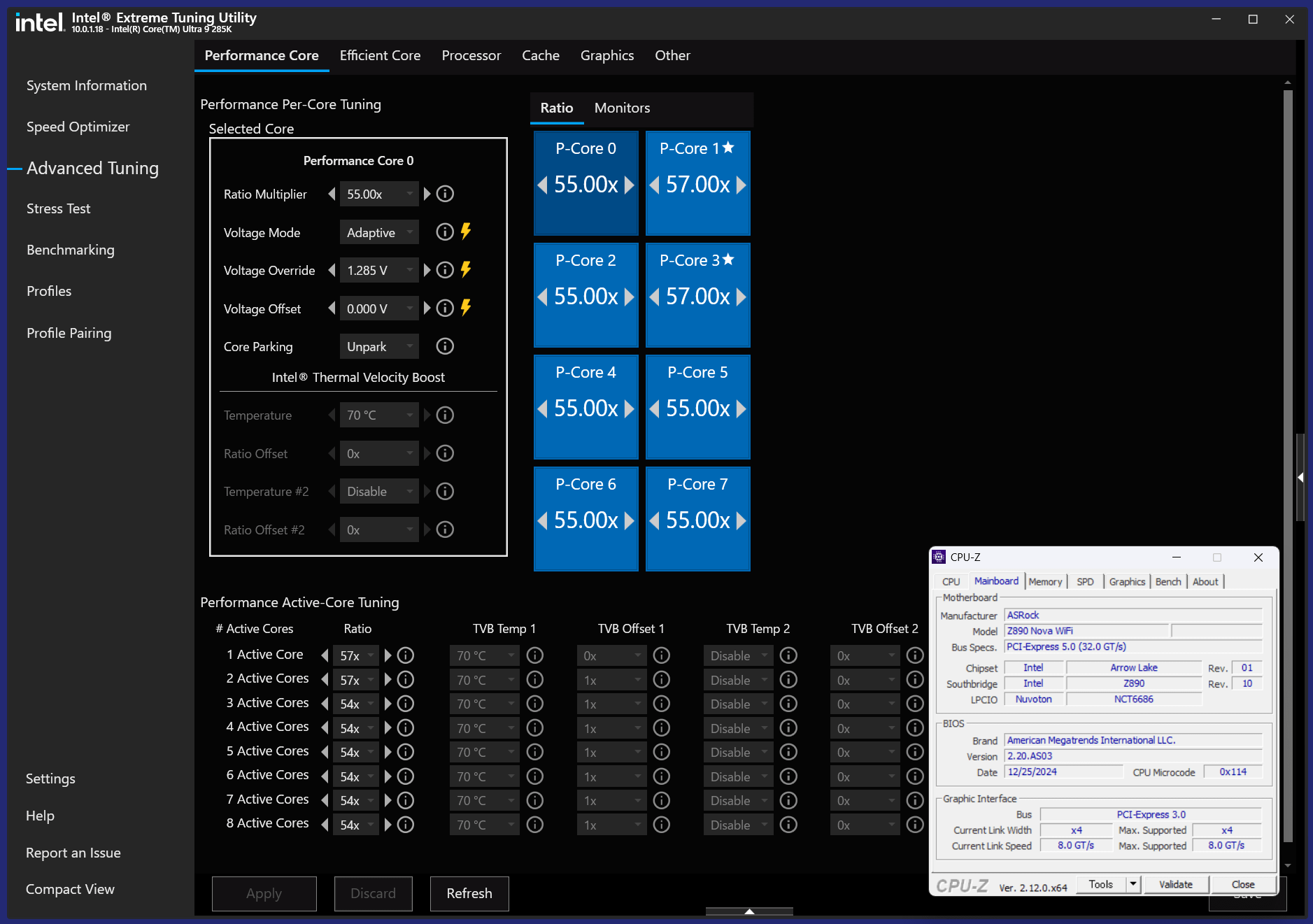 ASRock Z890 Nova WiFi_Test_285K_XTU (1)
