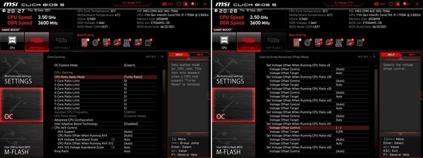 Core i9 11900K OC_BIOS