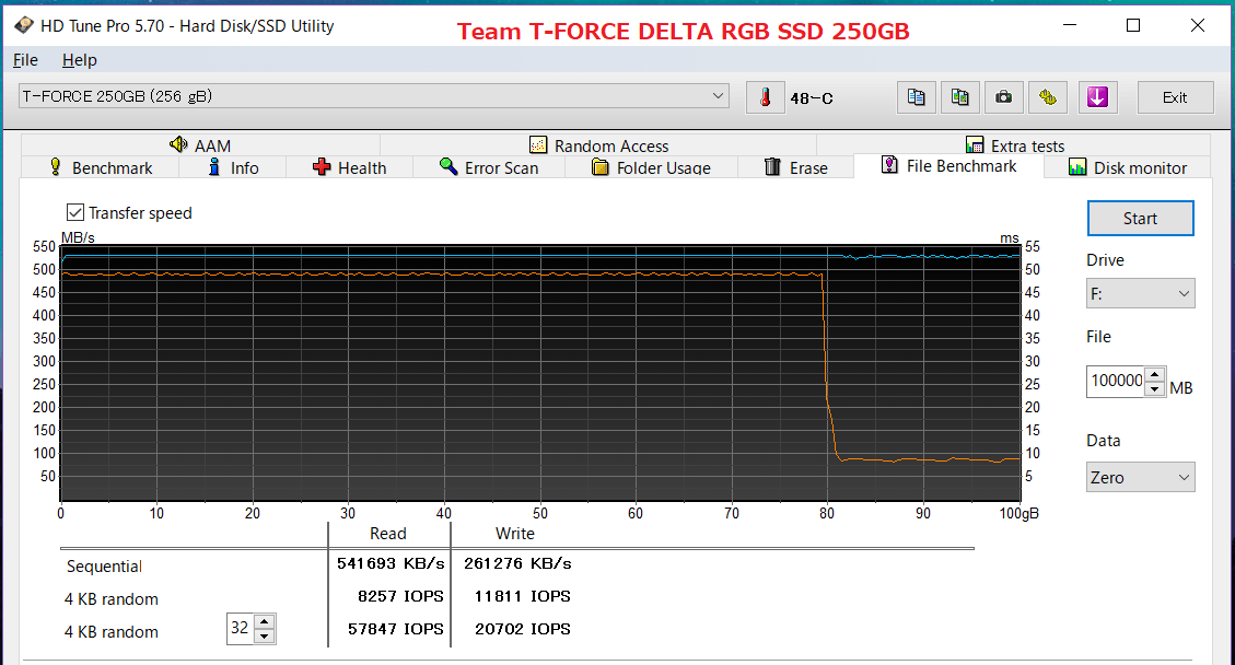 Team T-FORCE DELTA RGB SSD 250GB_HDT