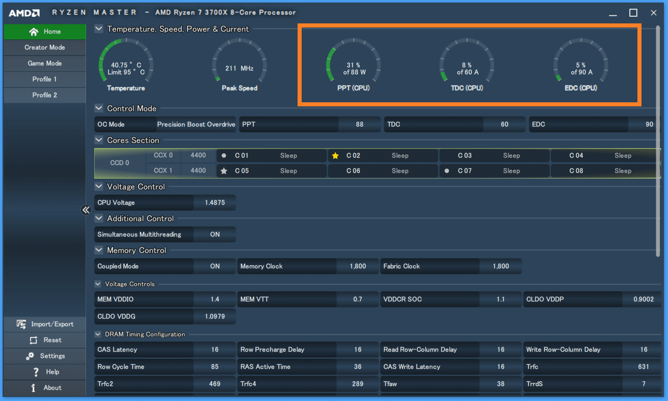 AMD Ryzen 7 3700X_Ryzen-Master