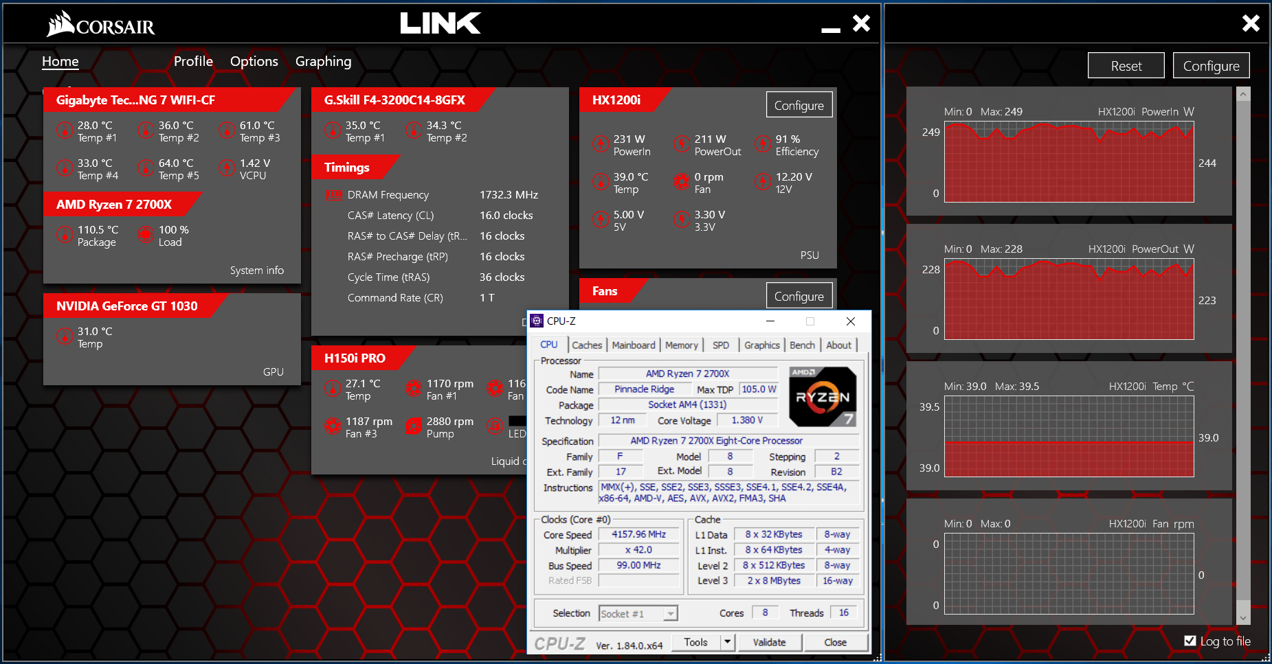 GIGABYTE X470 AORUS GAMING 7 WIFI_OC Test_power