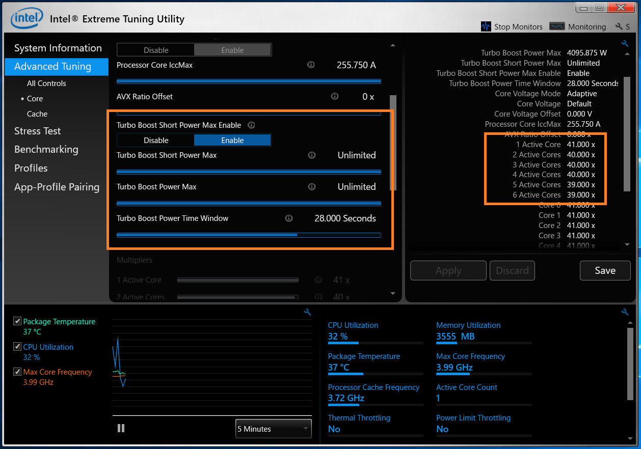 Intel Core i5 9400F_XTU_Auto