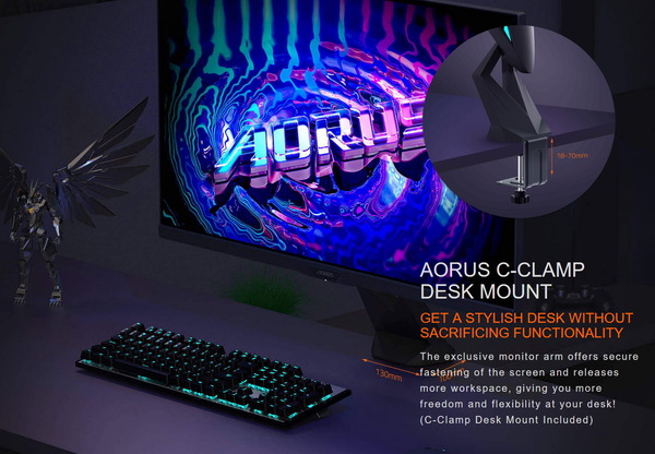 AORUS C-CLAMP DESK MOUNT