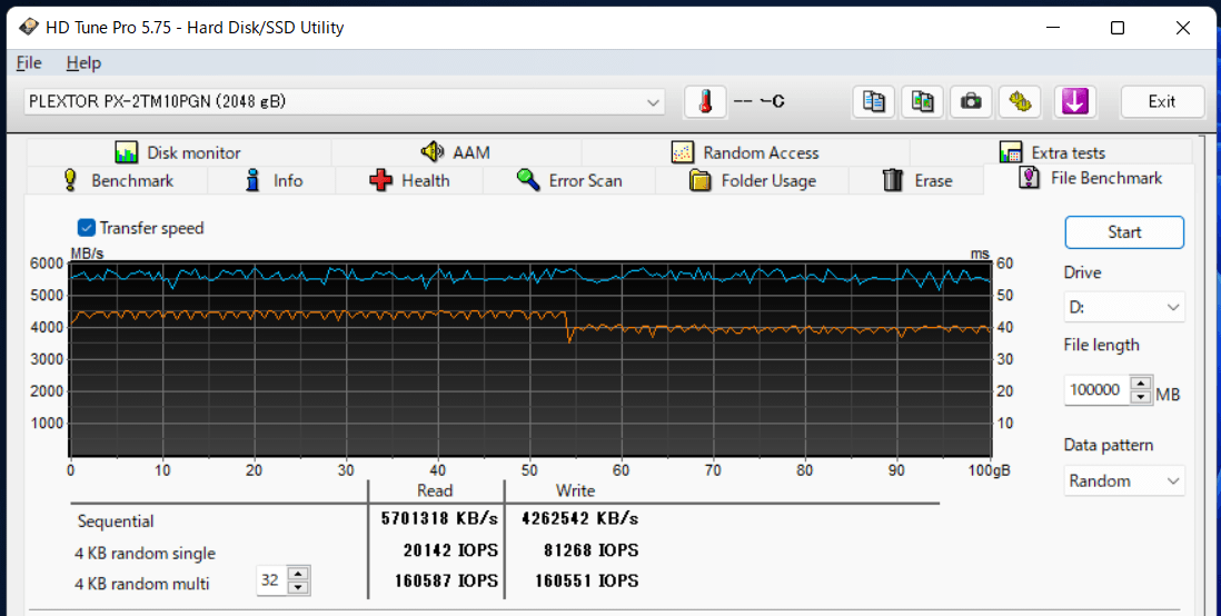 PLEXTOR M10PGN 2TB_HDT