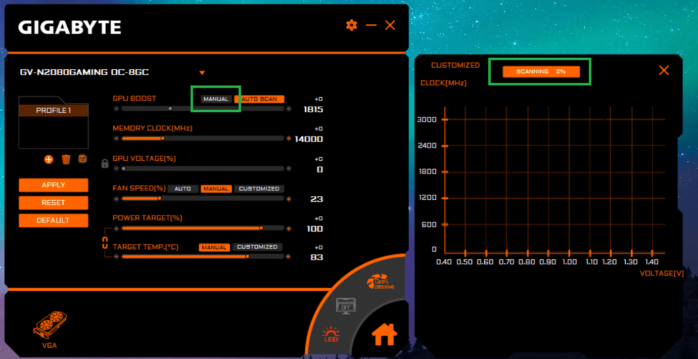 AORUS Engine_NVIDIA Scanner