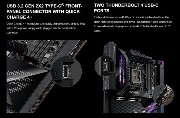 ASUS ROG MAXIMUS Z690 EXTREME_TB4