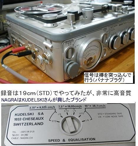 NAGRA 4-D 録音 : オープンリールテープデッキの復刻(修理と販売) NAGRA 4-D 録音 : オープンリールテープデッキの復刻(修理と販売)