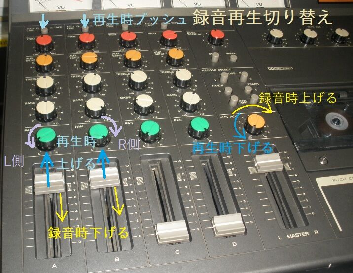 カセット MTR TEAC 144 3機目整備 : オープンリールテープデッキの復刻