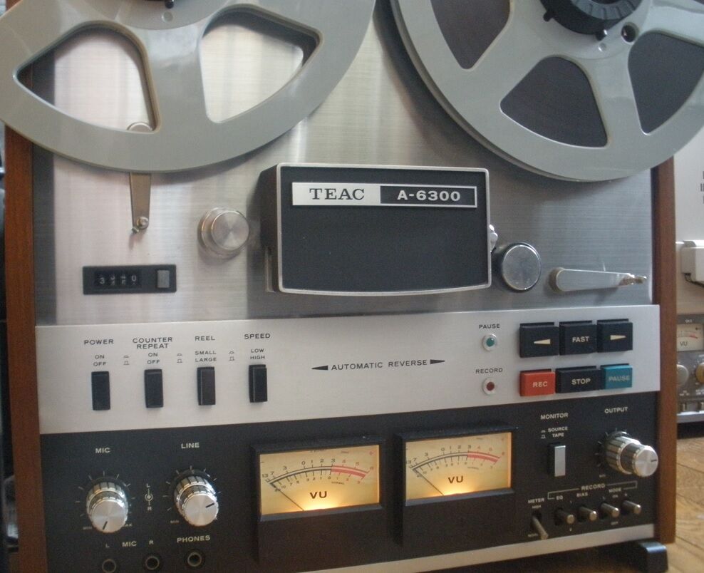 オープンデッキの修理 TEAC A-6300 治せば高性能機 : オープン オープンデッキの修理 TEAC A-6300 治せば高性能機 : オープン