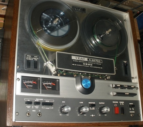 TEAC オープンリール RE-1003 ゴールドアルミリール ケース付き ② Yahoo!オークション -「re-1003」の落札相場・落札価格