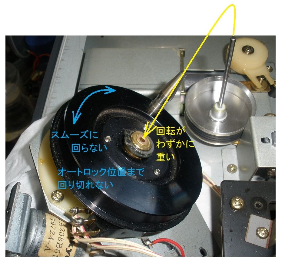 GX-747 難関メンテ完了 : オープンリールテープデッキの復刻（修理と販売）