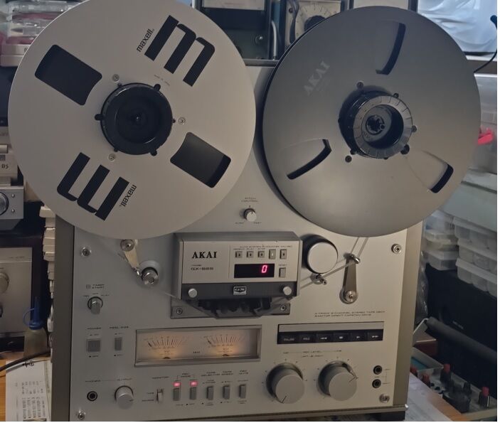 AKAI オープンリールデッキ GX-635D 通電確認済み オープンデッキの