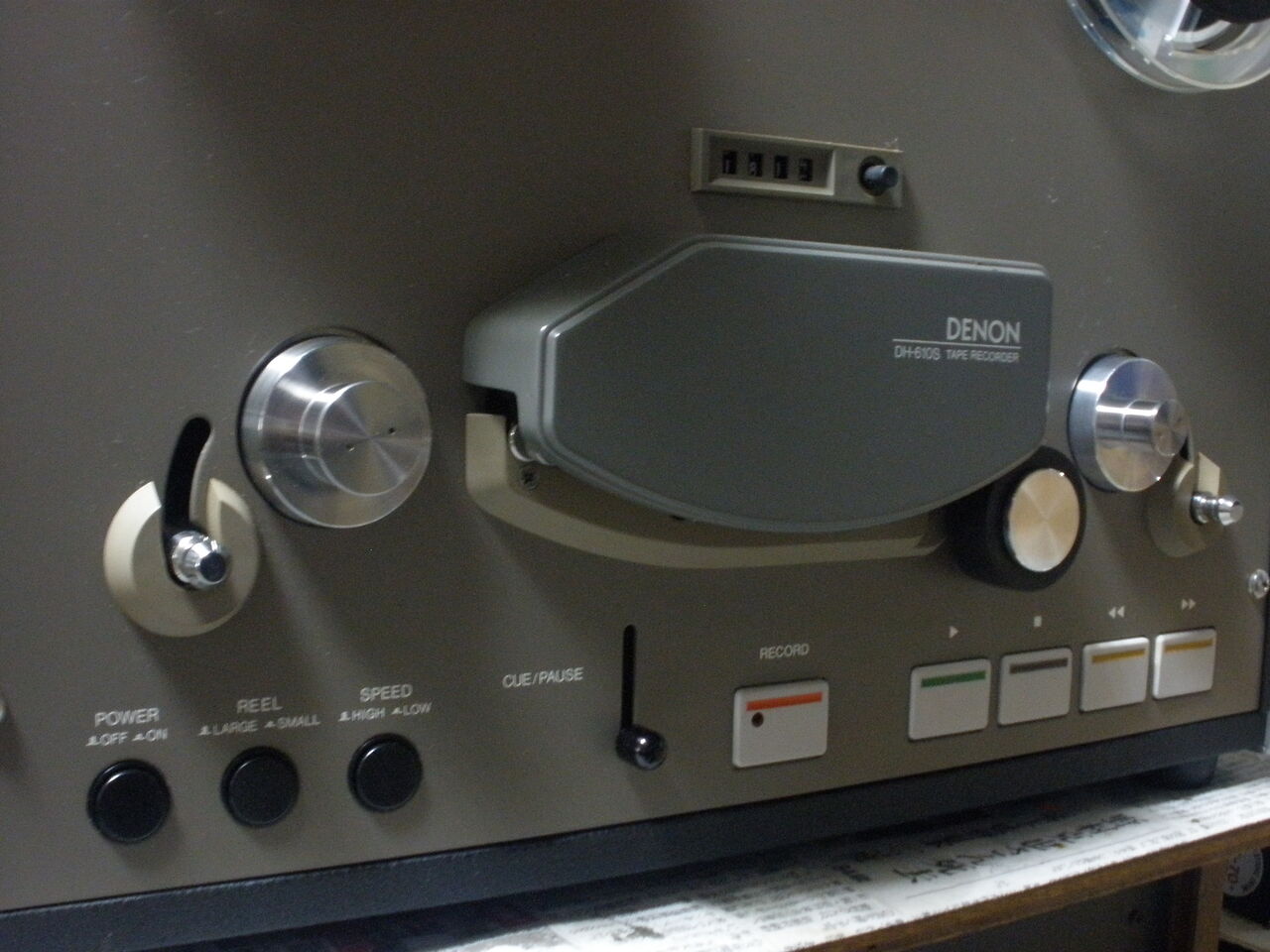 DENON オープンデッキ DH-610S 修理 2トラ38を治す : オープン DENON オープンデッキ DH-610S 修理 2トラ38を治す : オープン