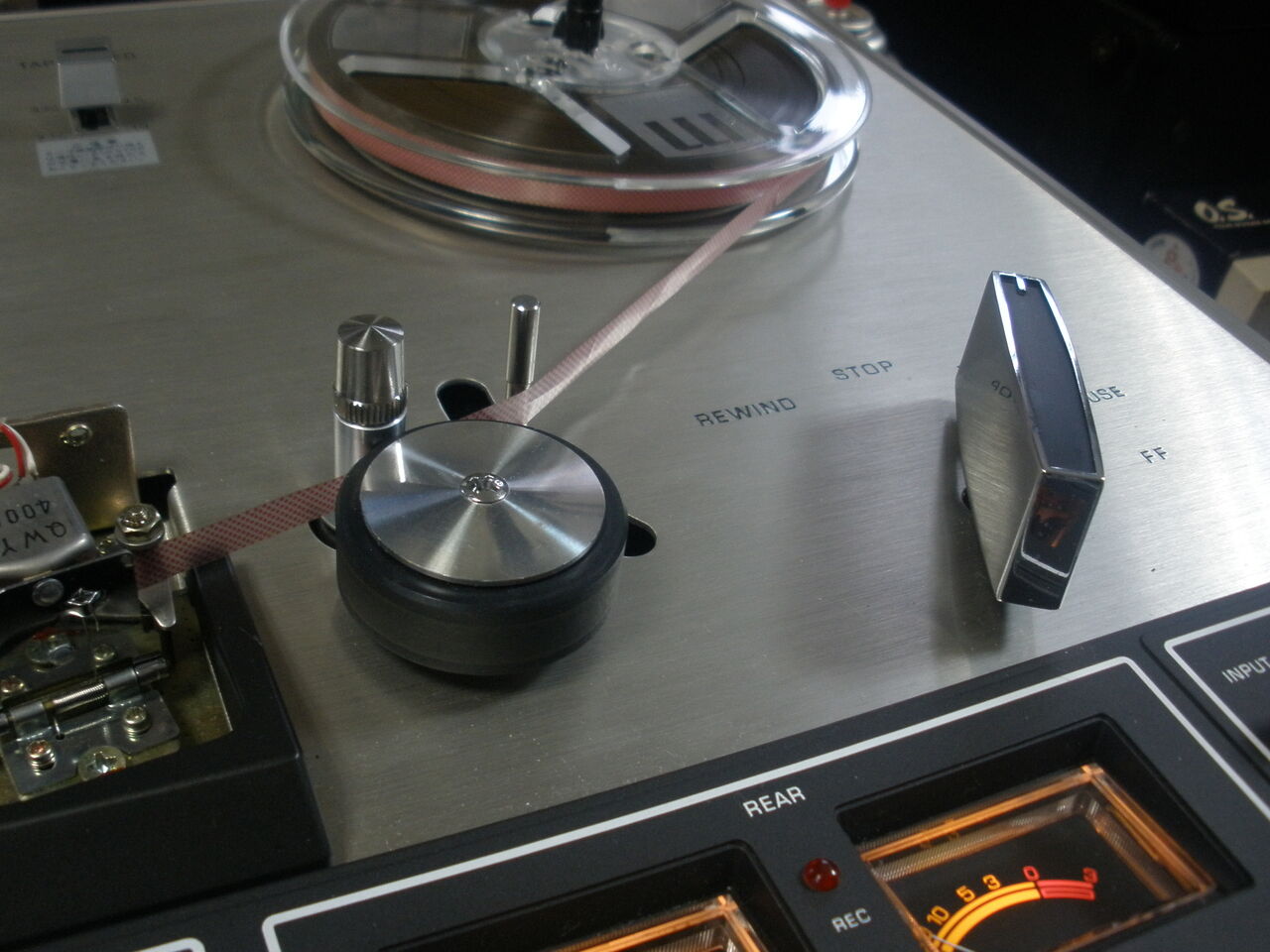 RS-728U 静粛動作の1モーターデッキ : オープンリールテープデッキの