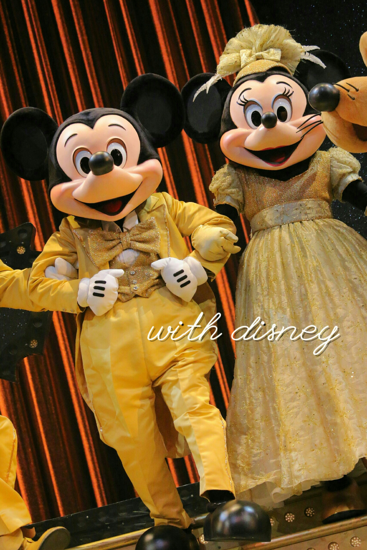 金ぴかミッキーマウス With Disney