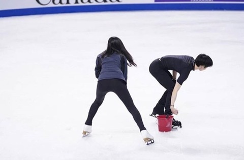 スケートカナダ　製氷　1