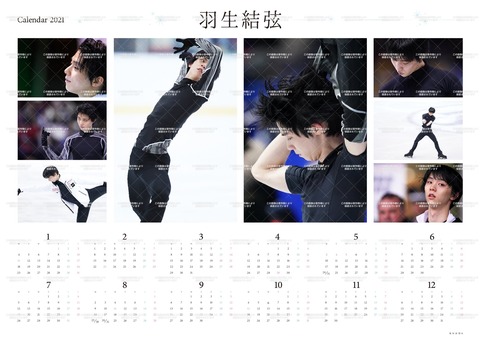 2021 矢口カスタマイズカレンダー　12