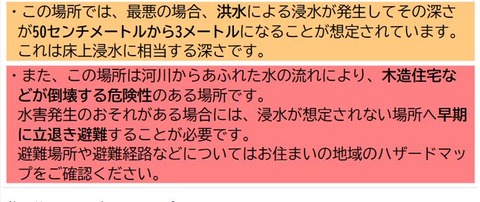 ハザードマップ 国土地理院