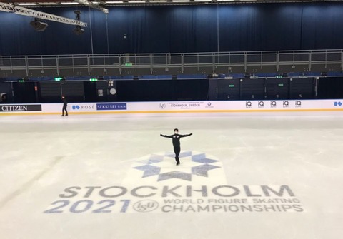 21 World　直前練習　井上