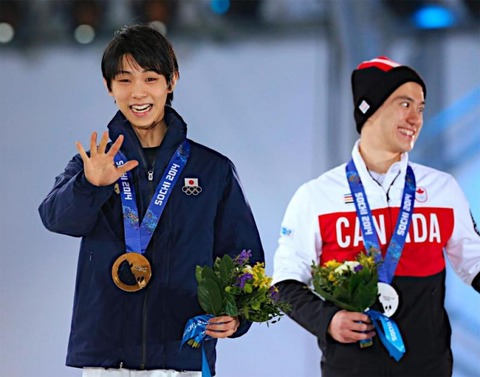 2014  ソチ　表彰式　1