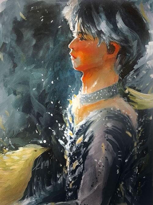 氷の絵師たち : 金色の翼にのって ～羽生結弦選手をずっと応援～
