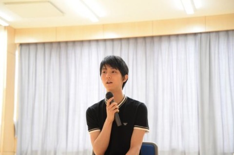 18-7-3 楢葉町学校訪問　2