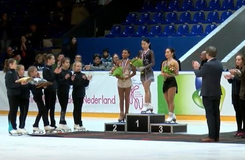 19 Challenge Cup 女子表彰式　1