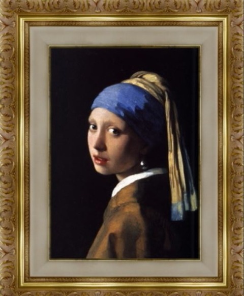 フェルメール　真珠の首飾りの少女