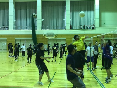 ソフトバレー大会_試合の様子1_20190714