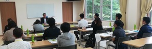 同朋会_初任者研修_理事長講和_20180526