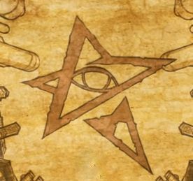 エルダーサインがワードナの魔よけに見える ウィザードリィの玄室 エルダーサインがワードナの魔よけに見える ウィザードリィの玄室