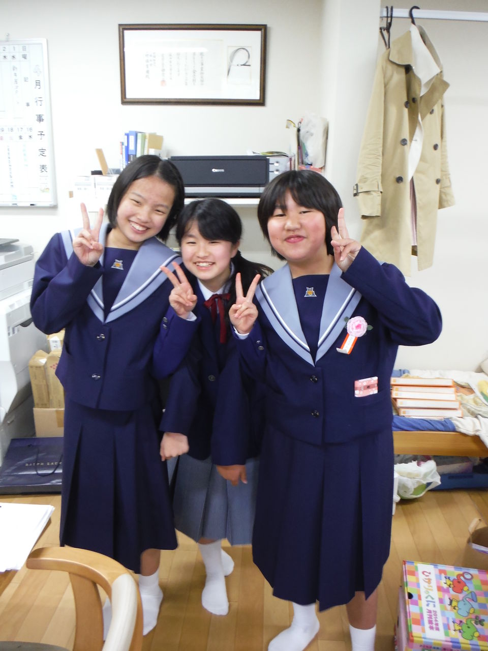 入学式　女子中学 