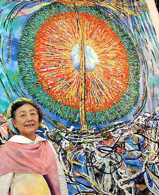 ひと）杉山憲子さん（77歳）71歳で絵心にめざめて再生アート画家